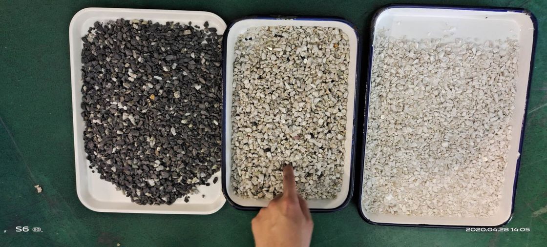 Clasificador de color de mineral con parámetros ajustables