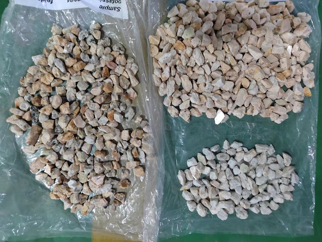 Clasificador de color de mineral con parámetros ajustables