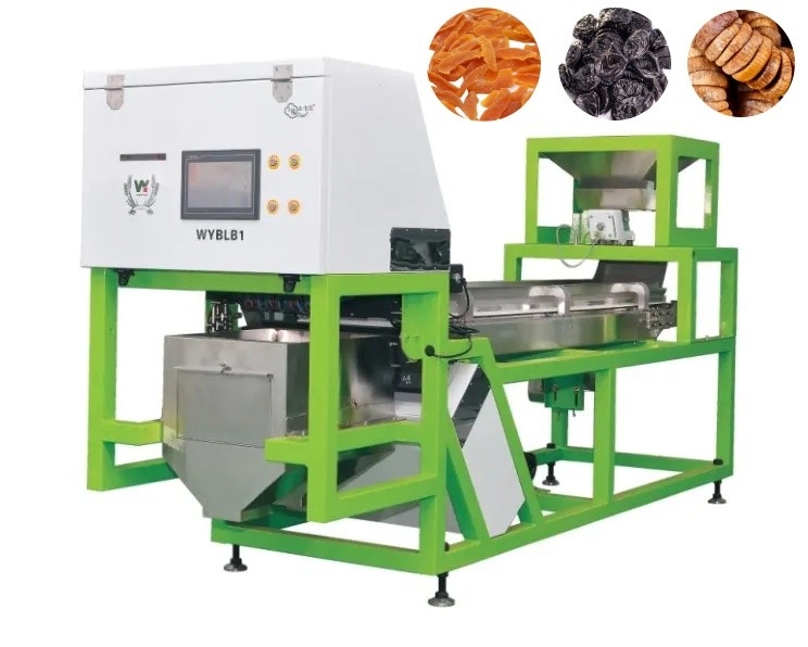 Máquina de clasificación óptica de frutas secas de alto rendimiento de Wenyao Persícolo seco Ciruelas de higos Colour sorter para la industria de procesamiento de frutas