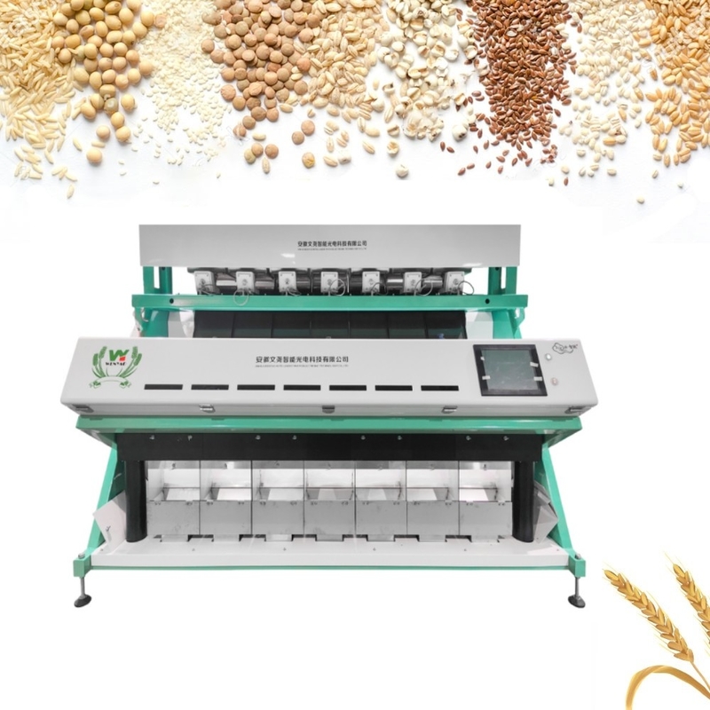 Wenyao China Fábrica 7 Chute estilo de alta tecnología de grano de sésamo máquina de clasificación de color