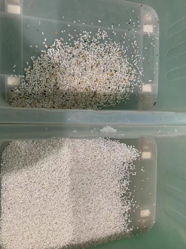 WENYAO 64 canales máquina de clasificación de minerales de arena de cuarzo, polvo de sílice y máquina de clasificación de color