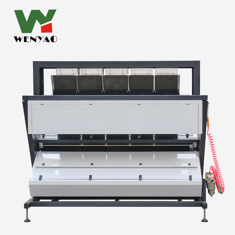 Máquina clasificadora de color para operaciones de clasificación de granos, arroz y frijoles con autolimpieza de alta velocidad