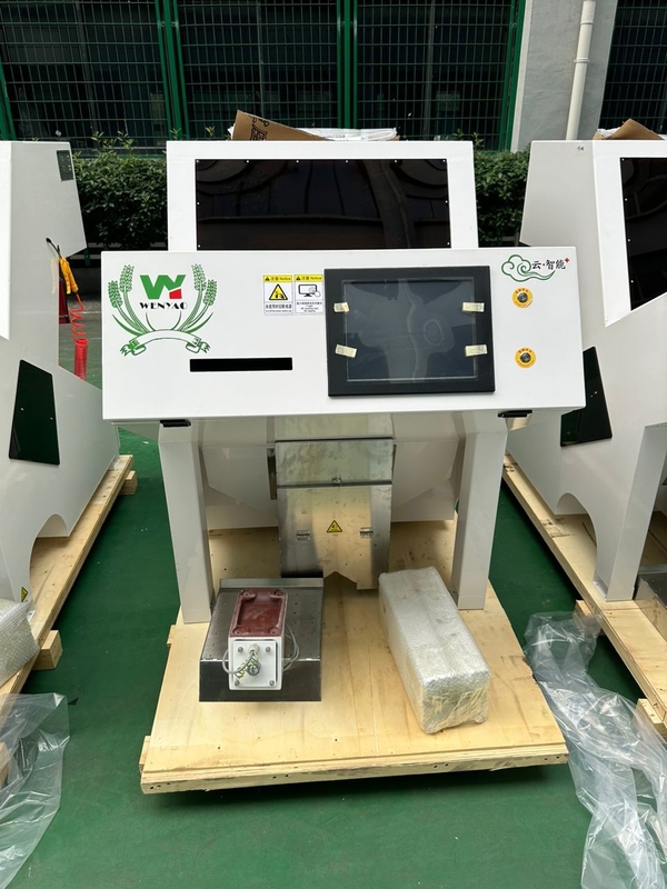 Máquina para clasificar el color de las cacahuetes de Wenyao 1 Máquina de clasificación óptica de maíz de cacahuete para albaricoques secos