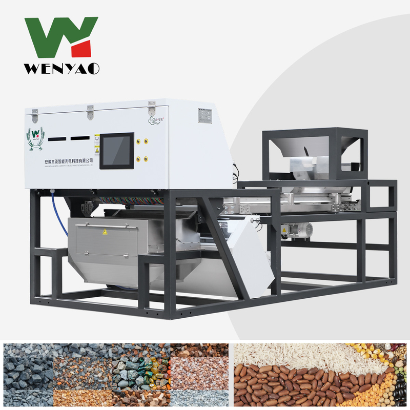 WENYAO CCD Camera Máquina de clasificación de colores de alta velocidad para la producción de cacahuetes