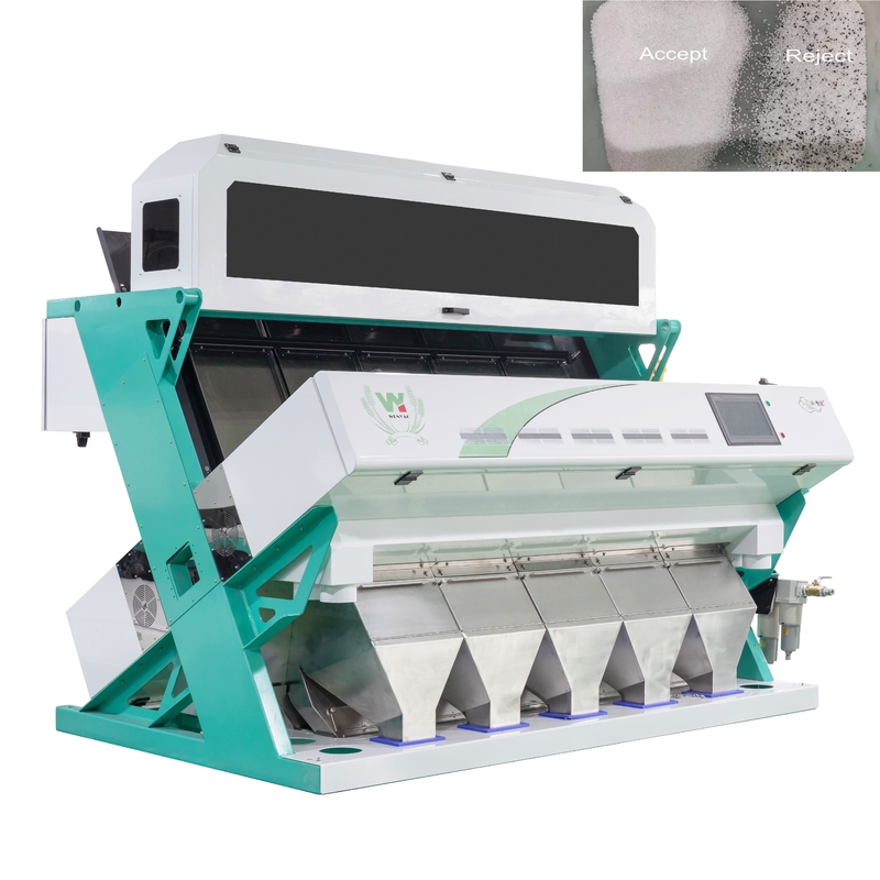 Máquina de clasificación óptica de acero inoxidable 316L de sal CCD industria clasificador de colores separador de limpieza de sal de alta precisión China