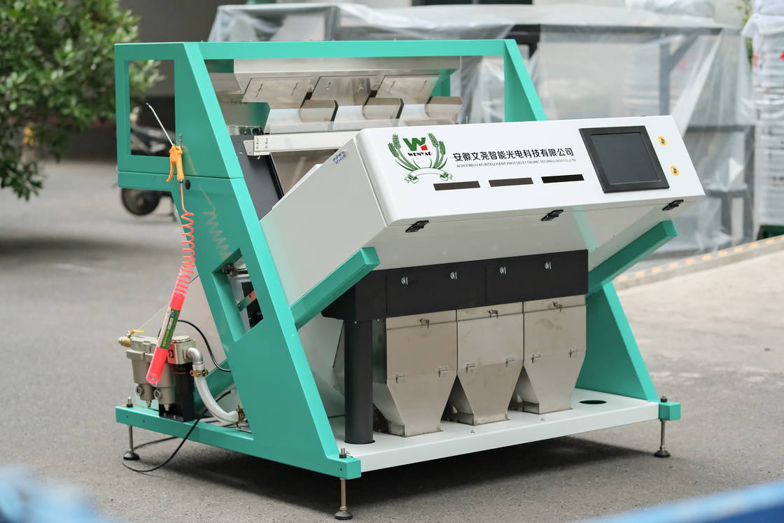 China Venta caliente Máquina inteligente automática de clasificación de color de semillas de cilantro de cebada Wehat