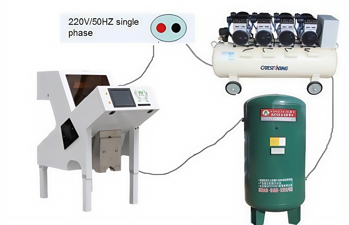 Wenyao 2025 Nuevo Proveedor Chino de Fábrica de Clasificadora Óptica Máquina Clasificadora por Color para Coco y Nueces