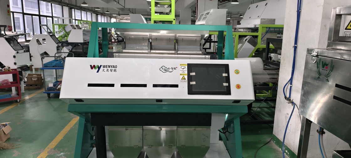 Maquinaria Industrial para Alimentos y Bebidas Clasificadora de Color WENYAO Clasificadora Óptica de Color de 3 Conductos Semillas de Comino Cilantro Semillas de Hierba Máquina Clasificadora de Color