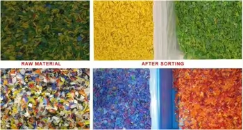 Multi-functional Plastic Flakes Color Sorter Intelligent Color Separating Machine 