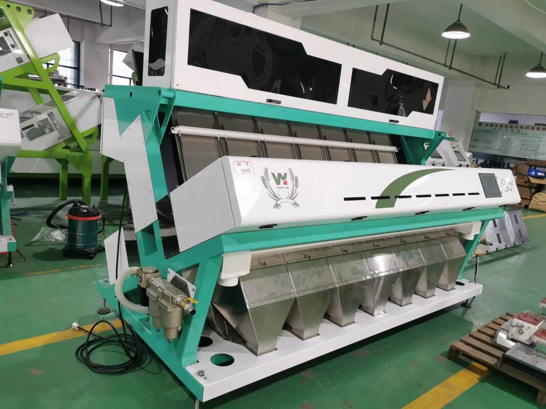 7 chute CCD Gran Nut Bean Cashew Nut Color Sortador Máquina de clasificación de color de arroz RGB