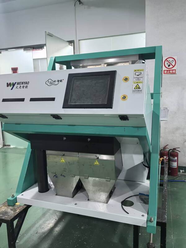 Precio de fábrica de Wenyao Arroz frijoles Nueces Semillas Color Sortador Máquina de clasificación Molino de arroz Máquina de clasificación de color de arroz