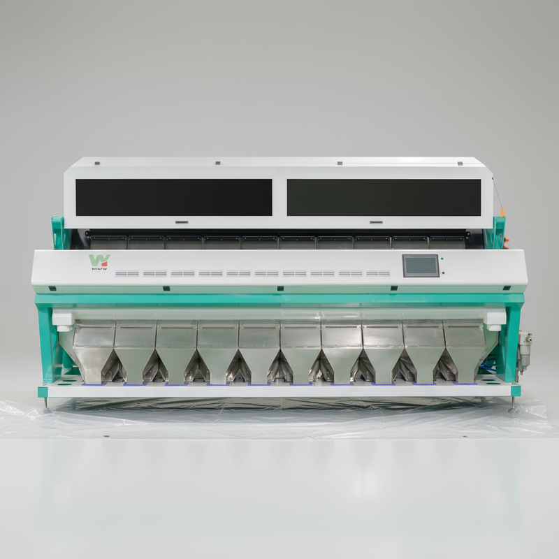 Wenyao CCD Optical Sorting Machine with 5400 Pixels Camera and Full Color RGB CCD Sensor for High Capacity 10 Chutes Grain Sorting