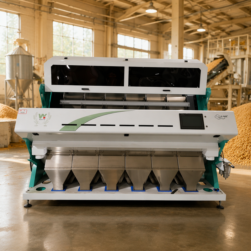 Wenyao High Technology Coffee Color Sorter Machine  White Beans CCD Optical Color Sorter Mung Beans Peas  Chickpeas