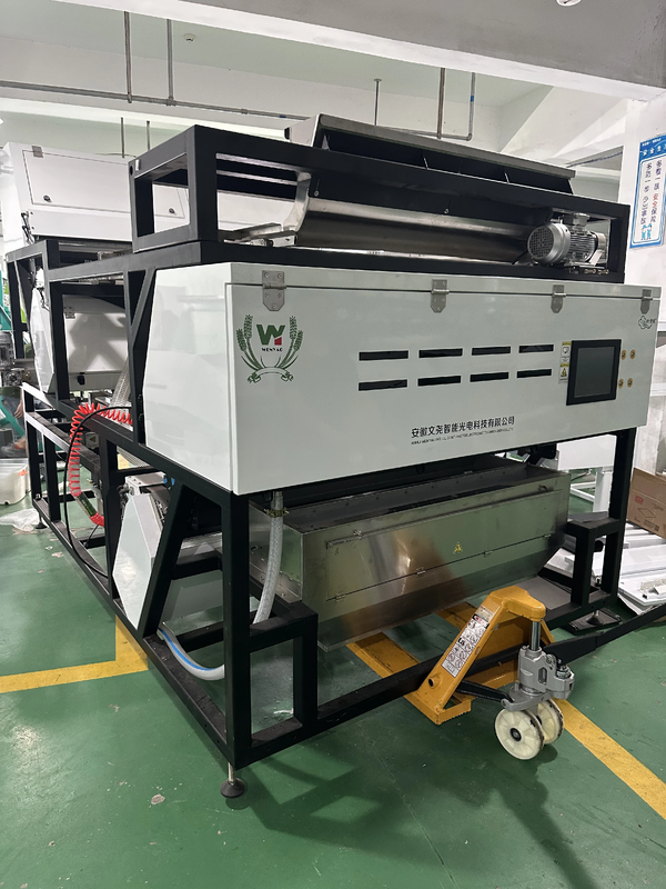 Sortador automático de color de granos de cuarzo con una precisión de clasificación del 99,99% y detección de cámara de doble cara