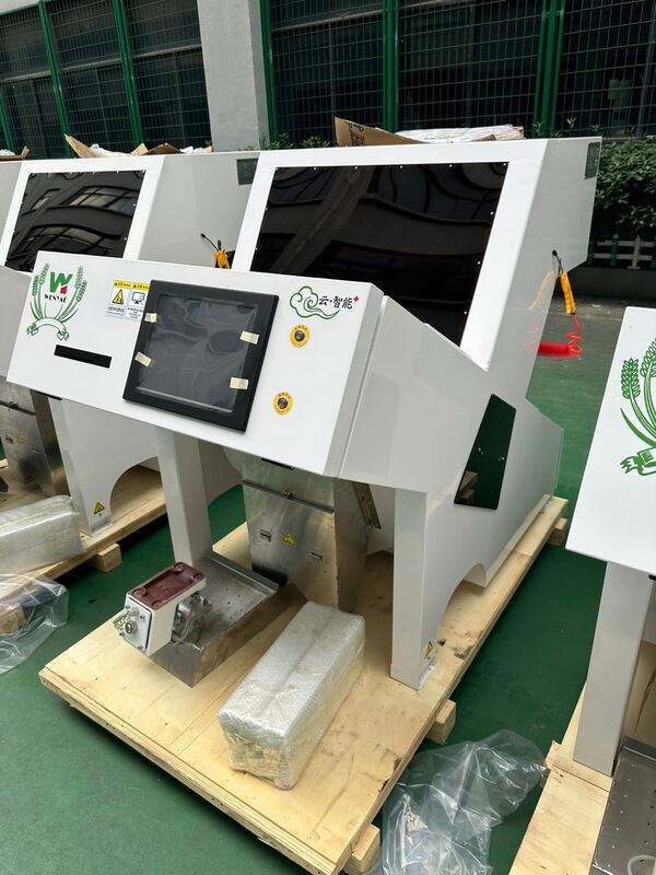 Máquina clasificadora de nuez moscada y maní para eliminar partículas de aflatoxina con tecnología de luz UV