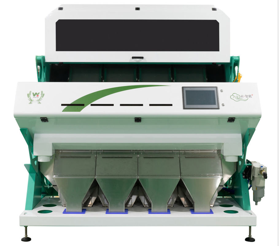 4 canales inclinados 256 canalizan la máquina del clasificador del color del café para las habas Wifi teledirigido