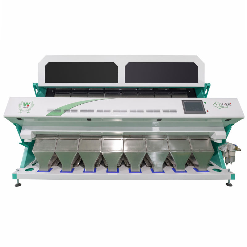 8 Chutes 512 Canales Arroz Trigo Granos Semillas Clasificador de color Máquina clasificadora con servicio de control remoto Wifi