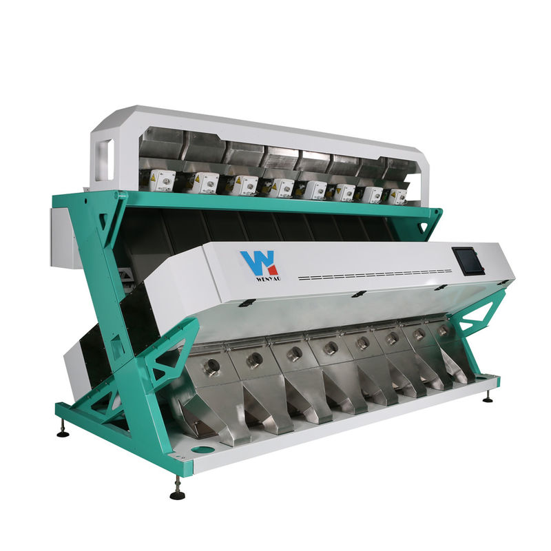 Trigo Wenyao Color Sorter Sorting Machine del arroz de 8 canales de los canales inclinados 512
