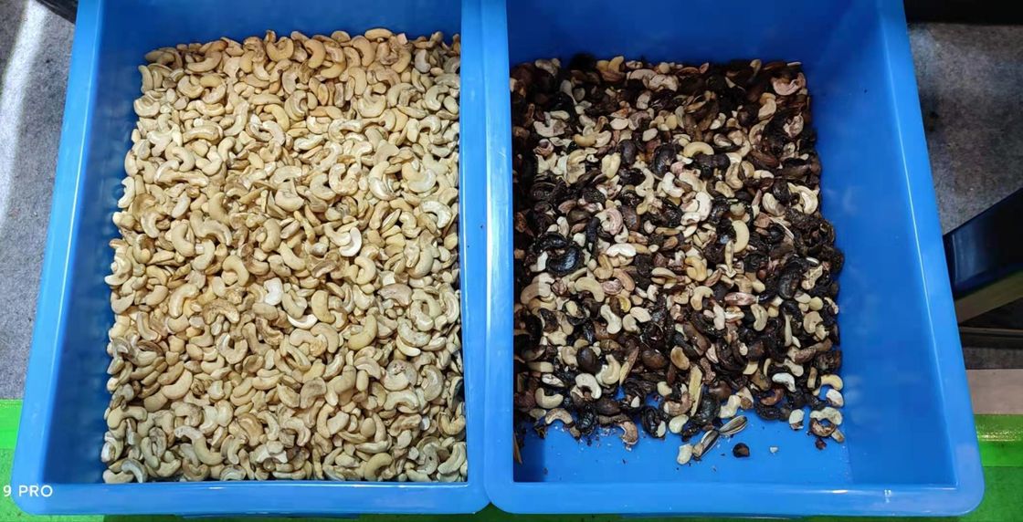 Las nueces de 2 t/h de WENYAO colorean el clasificador, sensor del CCD de Toshiba de la clasificadora del anacardo