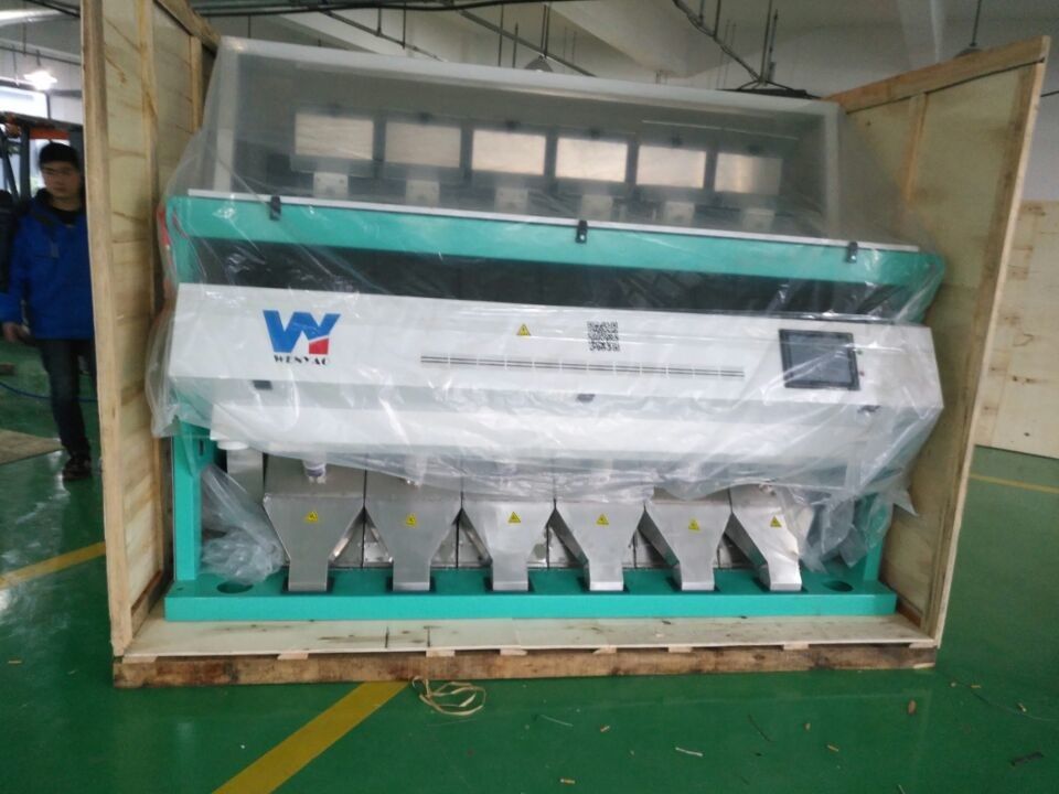 Máquina del clasificador del color del arroz de Japonica del sensor del CCD de Janpan Toshiba con el compresor de aire del tornillo 22KW