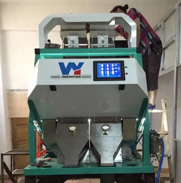 2 T / H clasificador de color de granos de café con sistema inteligente de procesamiento de imágenes