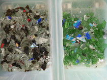 La clasificadora del vidrio de WENYAO 3t/h, recicla la máquina de cristal del separador del color