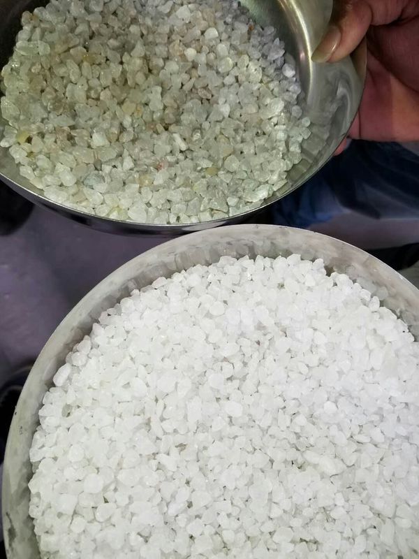 Los canales inclinados mecanografían a clasificadora mineral 5400 pixeles para la piedra del cuarzo