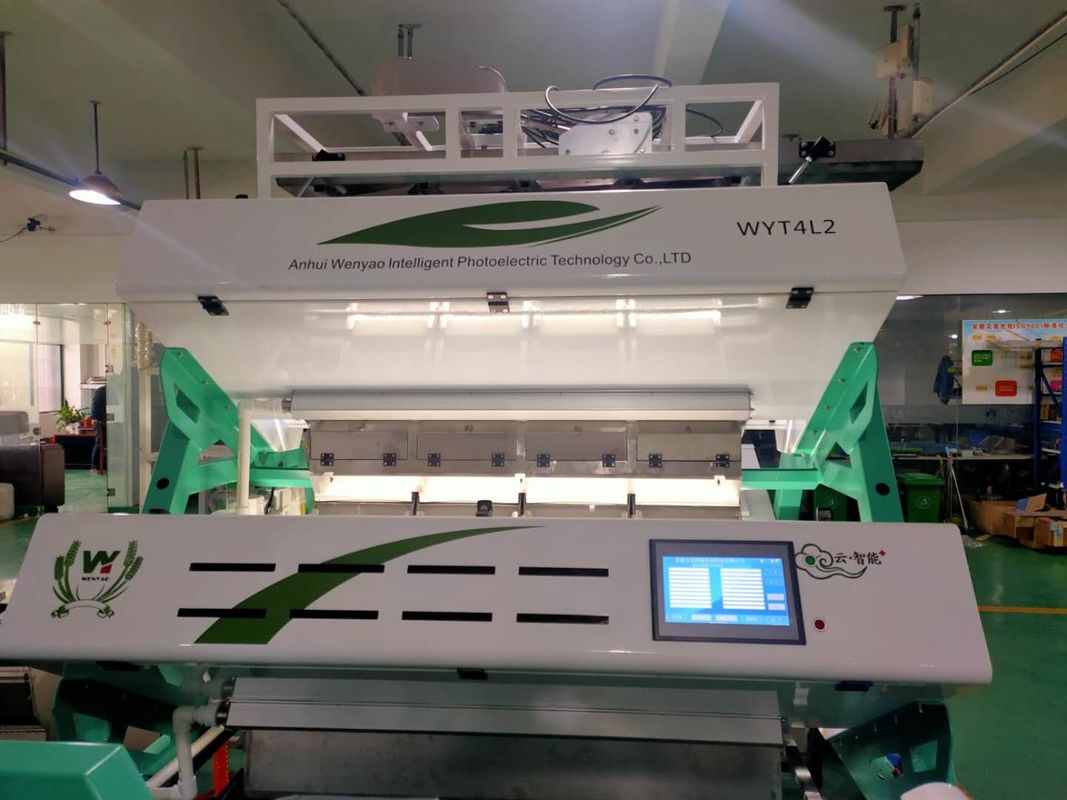 Máquina del clasificador del color del té de AC220V 7KW con la luz larga del curso de la vida LED