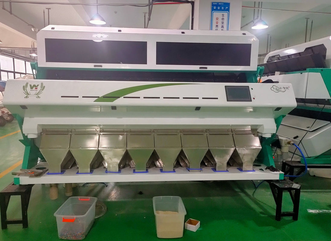 fondo ligero variable de clasificación de la exactitud de la máquina 99,99 del clasificador del color del té 2t/H