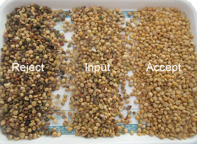 2 habas de alta tecnología del grano del trigo del maíz de los canales inclinados colorean el café Bean Color Selector del clasificador