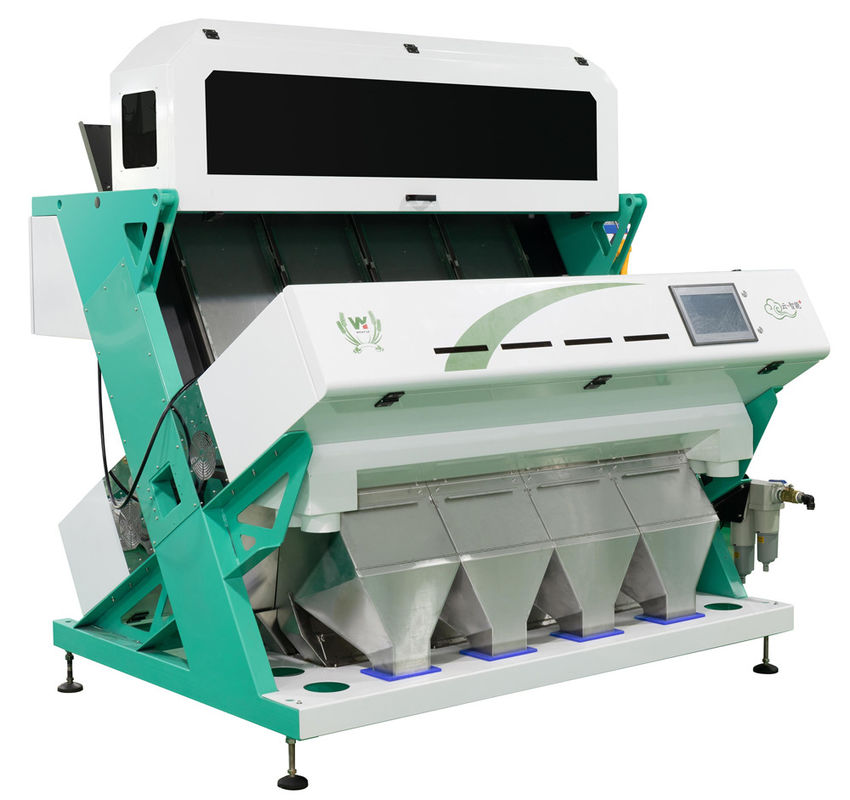 4 inteligentes completamente automáticos de la máquina del clasificador del color de las semillas de girasol de las nueces de los canales inclinados