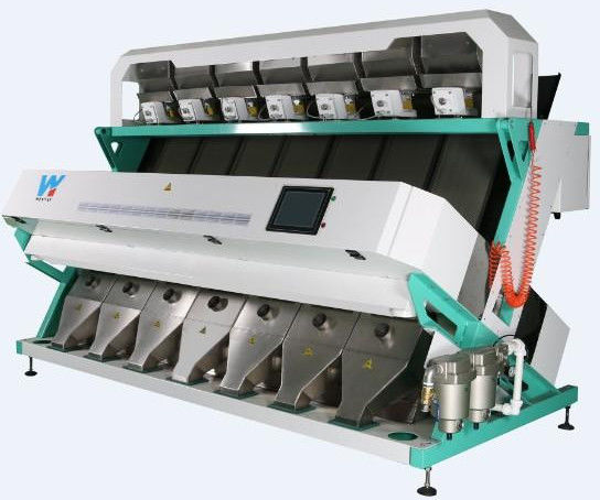 240V 50Hz Mung multifuncional Bean Color Sorter Machine 7 canaliza