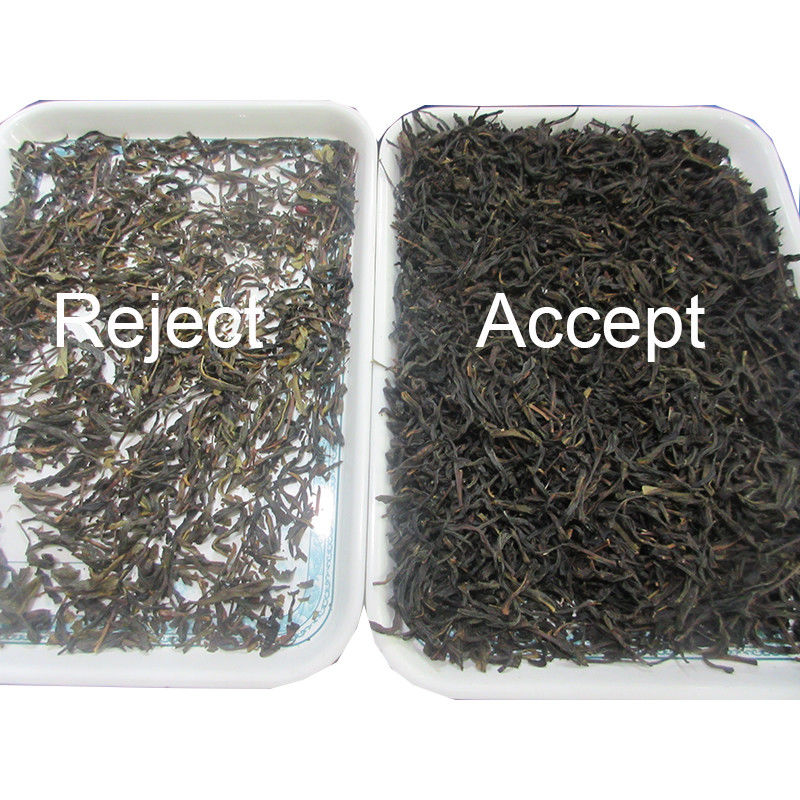 Canales inclinados del clasificador 2 del color del té de la hoja del tabaco con el sensor del CCD