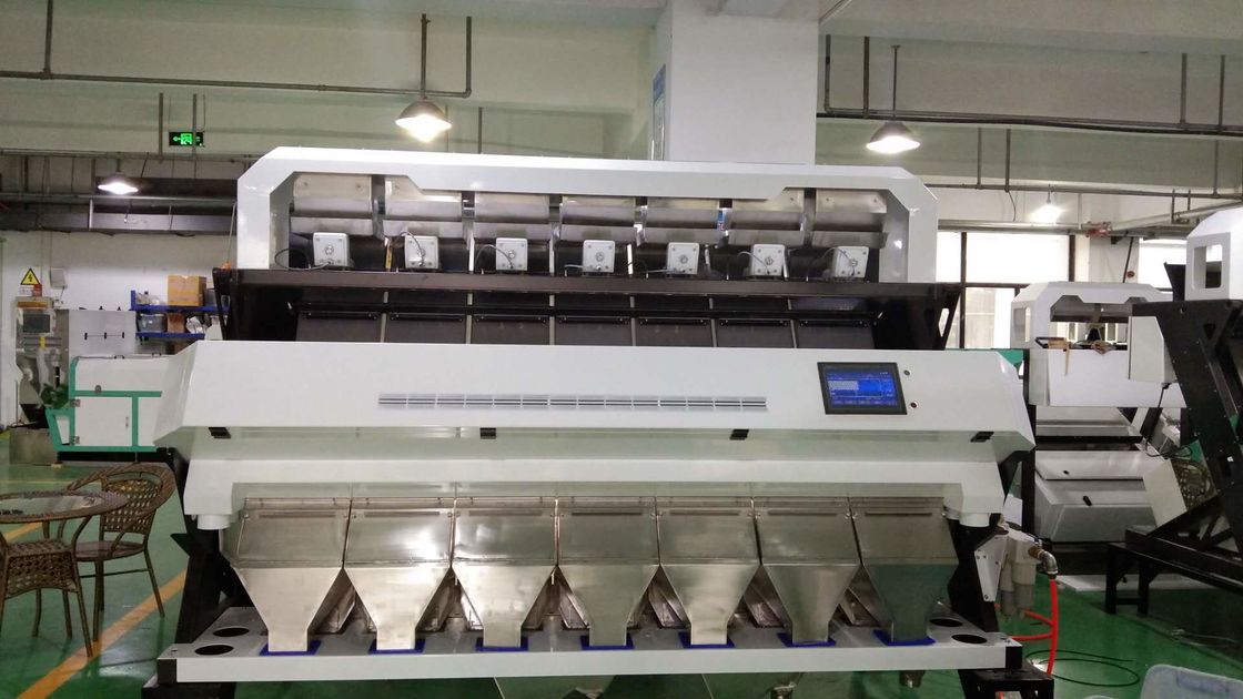 Máquina del clasificador del color de la semilla de 7 canales inclinados para la línea de transformación del cardamomo