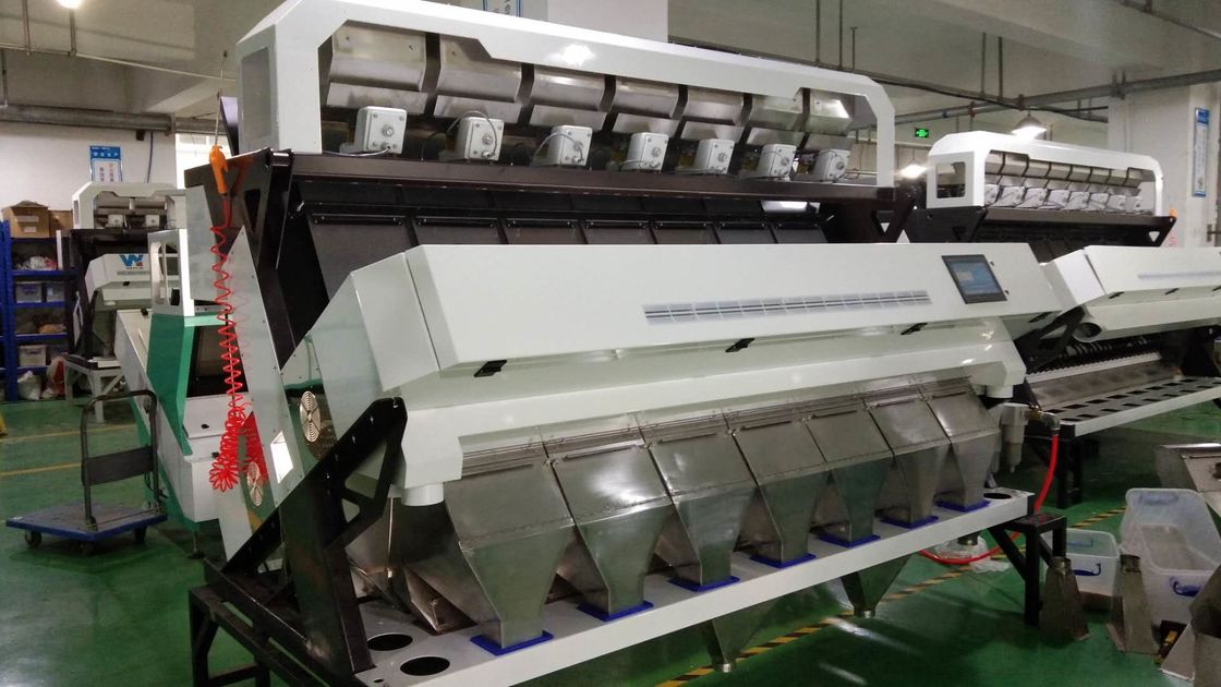Máquina del clasificador del color de la semilla de 7 canales inclinados para la línea de transformación del cardamomo