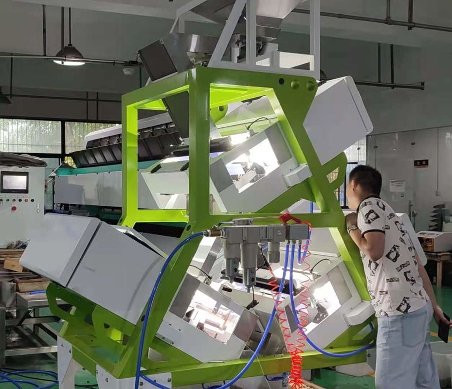 Máquina del clasificador del color del té de Puer del té negro del té verde con la cámara óptica del CCD del Rgb