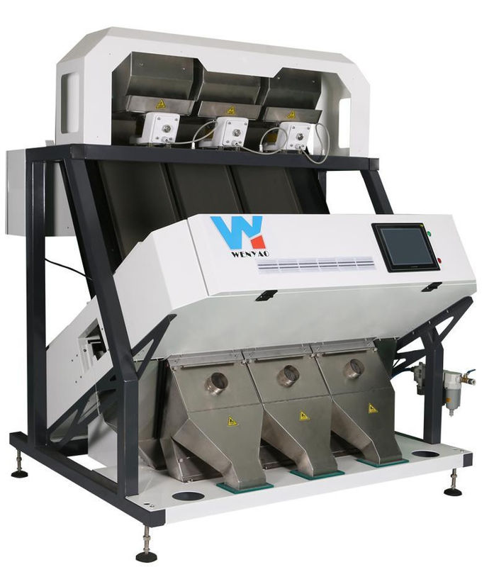 Las 3 habas ópticas de los canales inclinados colorean el clasificador con el servicio teledirigido 3000kg/H