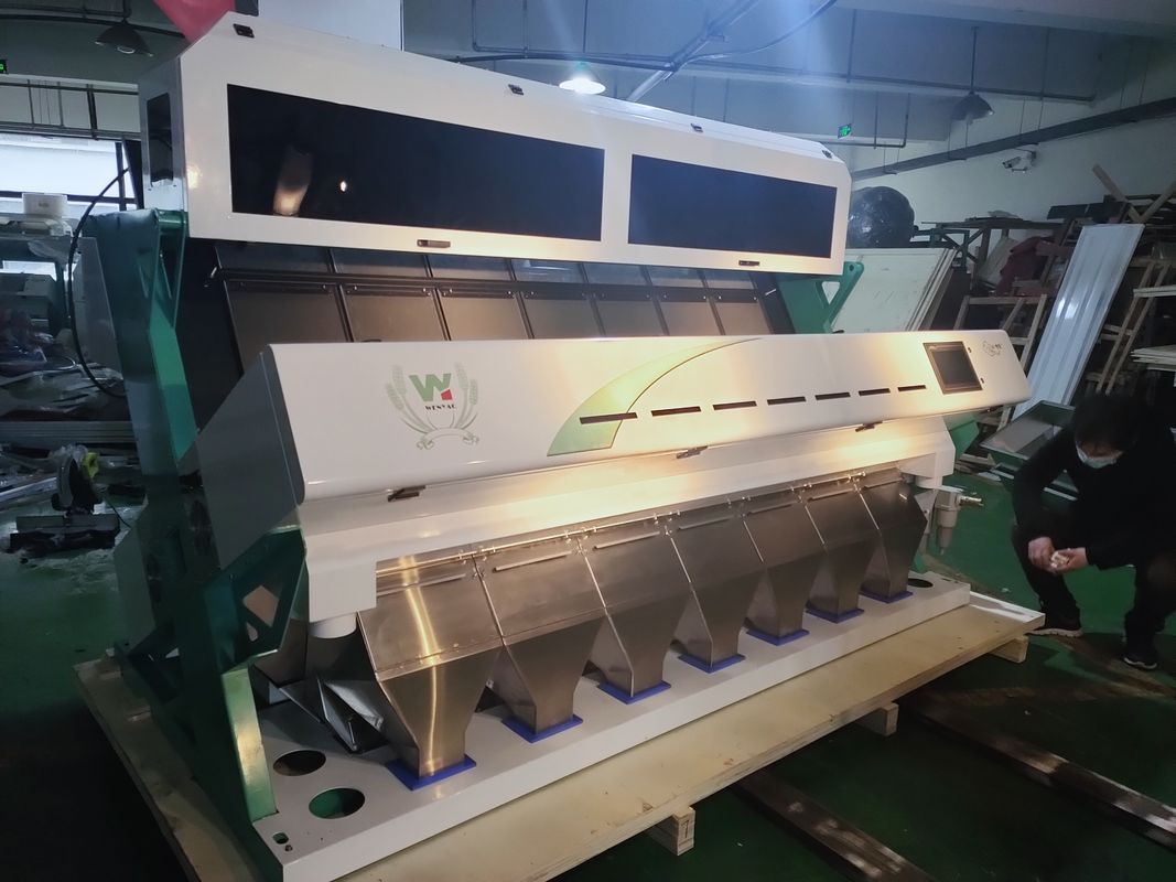 Máquina clasificadora de color de cacahuetes de soja de alta capacidad Wenyao