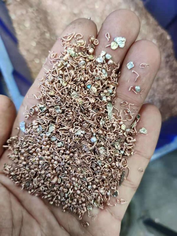 Pedazos de cobre de aluminio de alto rendimiento de los pixeles de 1 de la banda transportadora clasificador 5400 del color