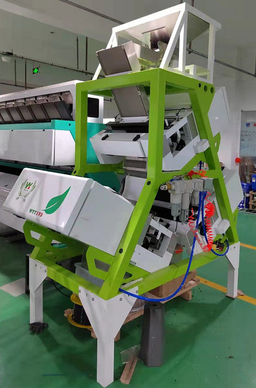 Máquina verde 200kg/H del clasificador del color del té negro con la cámara CCD del RGB