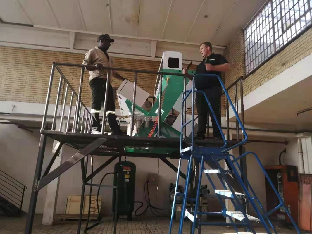 Máquina del clasificador del color del arroz moreno para separar el mún arroz de la calidad