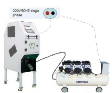 500 kilogramos por la máquina de Mini Coffee Bean Color Sorter de la hora con 32 canales