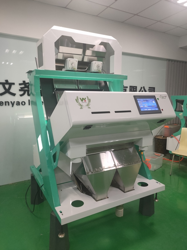 2 máquina plástica del clasificador del color de los canales inclinados 99,99% con la cámara CCD