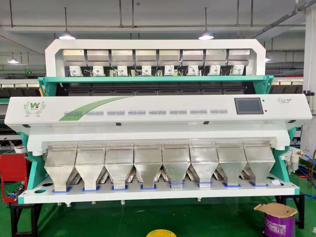 Máquina vibrante del clasificador del color del trigo del tamiz de la cámara CCD 2 años de garantía