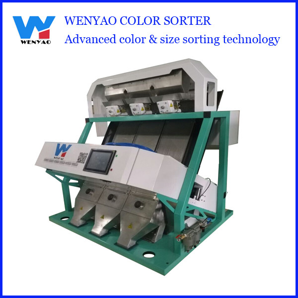 WYCS3-192 tres canaliza el precio de la máquina del clasificador del color del arroz para quitar el arroz moreno