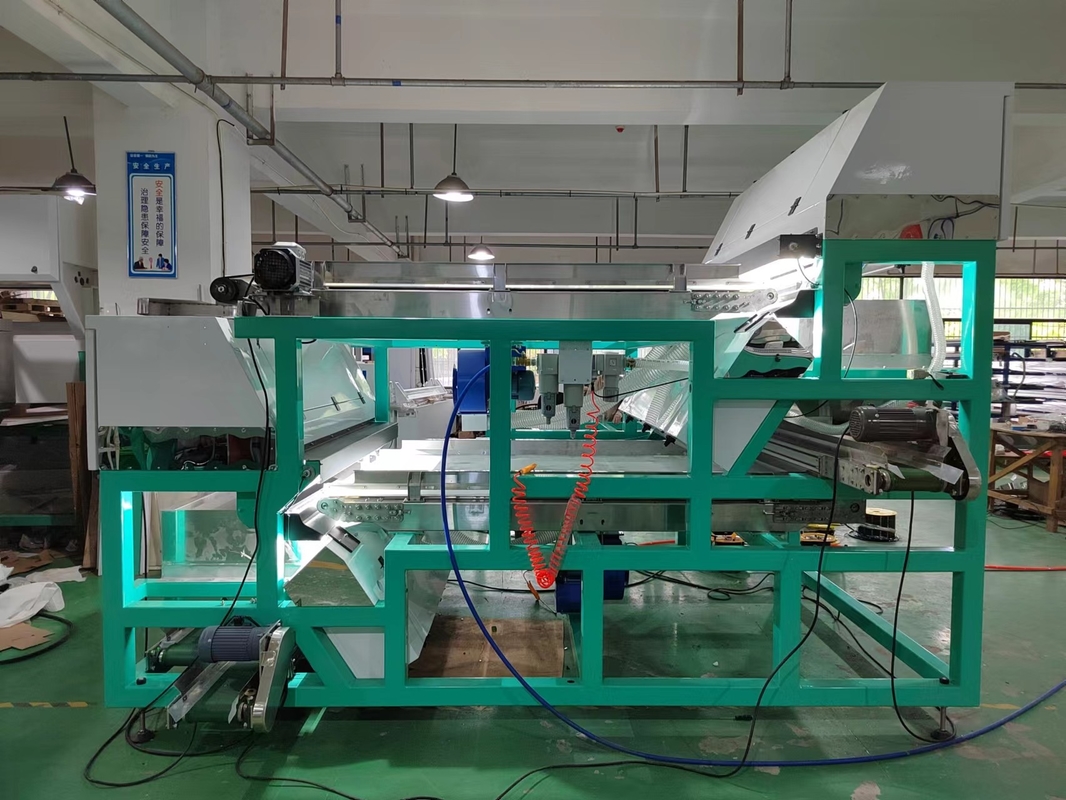 Máquina de clasificación de colores de vidrio de reciclaje de alta capacidad para mezclar vidrio
