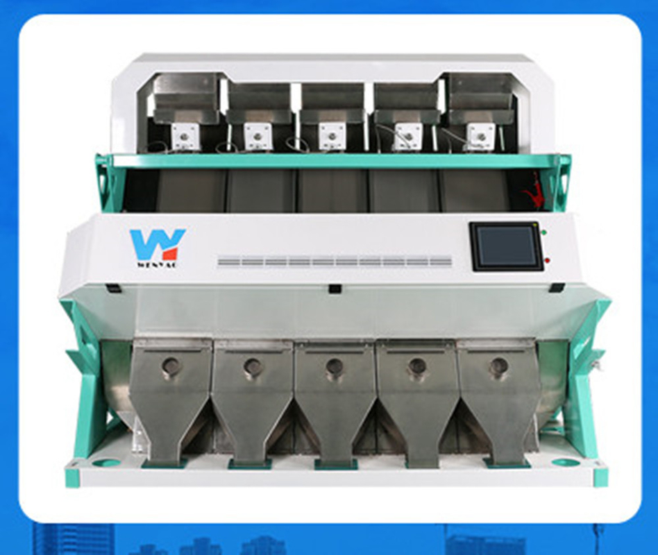 Máquina del separador del color de maíz del grano de una capacidad más grande con las luces LED del CCD calientes en el Brasil