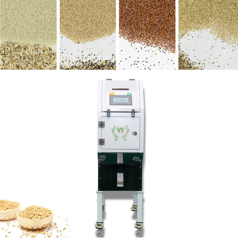 Clasificador del color del arroz del trigo de la quinoa del sésamo del cereal de la avena del cardamomo de la agricultura que separa la máquina