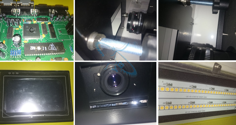 Sensor óptico inteligente de alta resolución del CCD de la clasificadora del color del metal