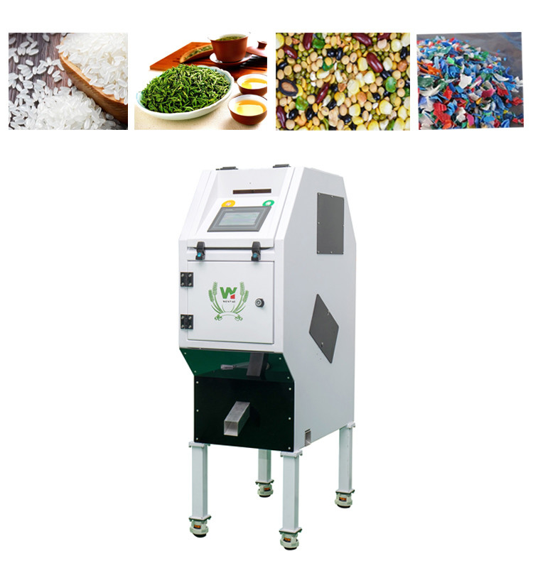 Mini Rice Color Sorting Machine de alta velocidad para el amarillo/el arroz de Bastami